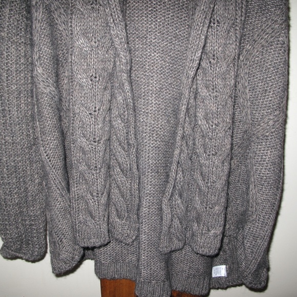 ELSAMANDA ANTHROPOLOGIE Cable Knit Cardigan M - Picture 12 of 14